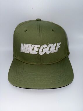 Nike Golf Men’s Olive Green Adjustable Hat - Sweat Stains